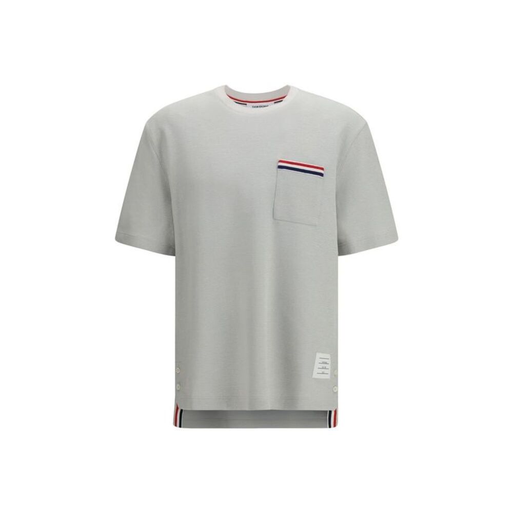 Thom Browne Gray Cotton Men's T-Shirt